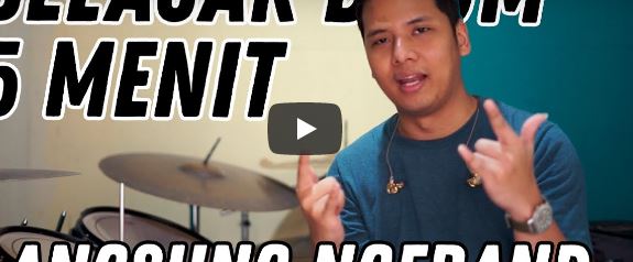 BELAJAR DRUM PEMULA || HOW TO EASILY BUILD A BEAT / RHYTHM FOR THE BEGINNER DRUMMER English Subtitle